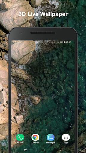 3D Beach Paradise Live Wallpaper screenshot 2