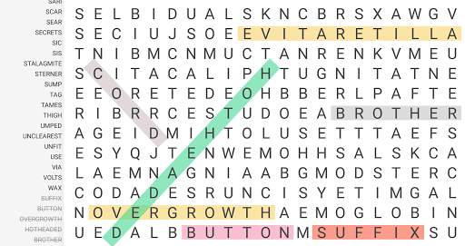 Word Search скриншот 7