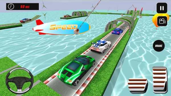 Heroes Car Stunt Racing Games screenshot 2