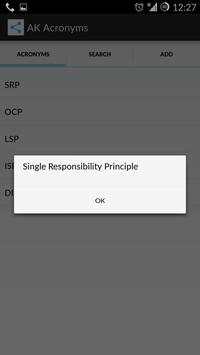 Acronym App screenshot 2