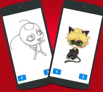 How to Draw Miraculous Ladybug 3 تصوير الشاشة