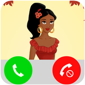 Fake Call From Elena Princess icon