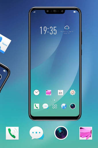 Abstract theme Blue gradient art screenshot 3
