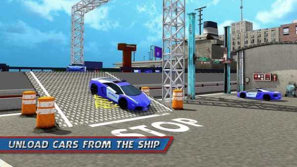 Police Car Transporter Ship screenshot 7
