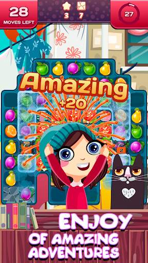 Match 3 Saga - Fruits Crush Adventure screenshot 6