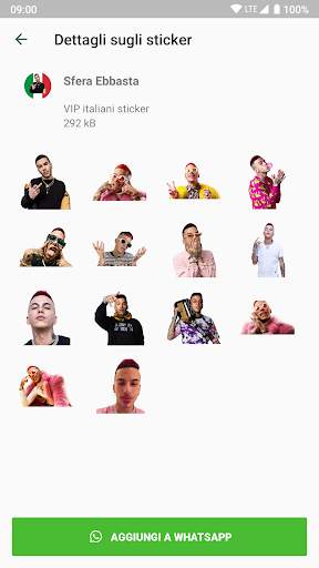 VIP italiani sticker per WhatsApp - WAStickerApps screenshot 4