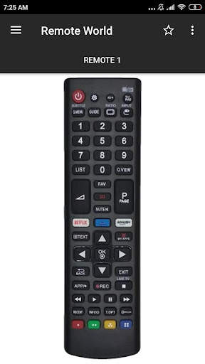 Remote Control for LG TV screenshot 1