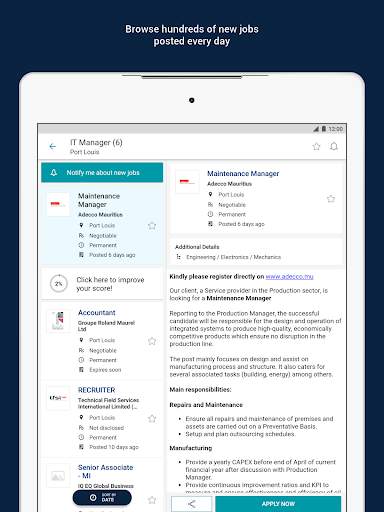 MyJob.mu Job Search App screenshot 7