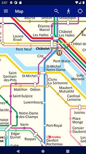 Paris Metro – official metro map and train times screenshot 1