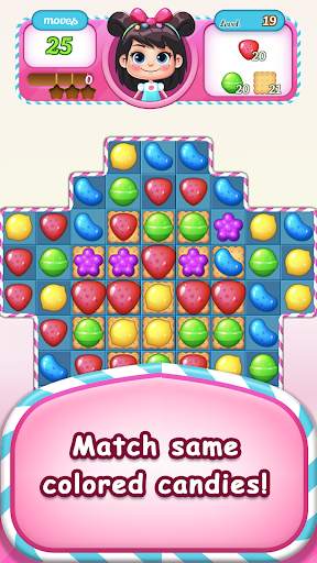 New Sweet Candy Pop: Puzzle Wo screenshot 1