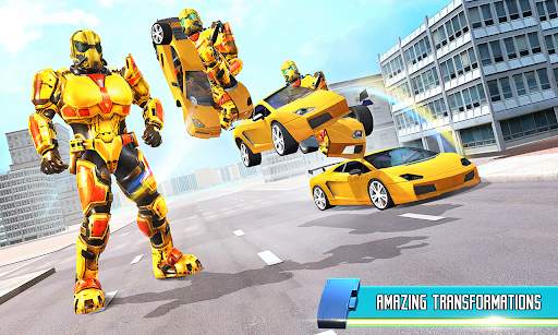 Modern Bus Robot Transform Bike Robot Games screenshot 5