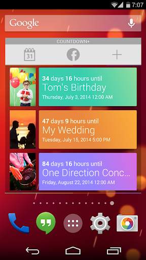 Countdown  Widgets Calendar Lite screenshot 6
