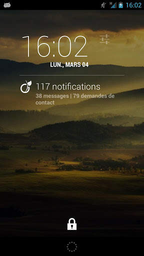 DashClock Viadeo Extension screenshot 1