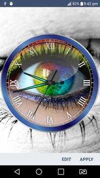 Eye Clock Live Wallpaper screenshot 4