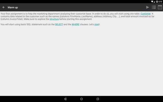 Practice and Learn SQL screenshot 9
