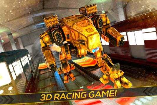 Subway Robots - Steel Racing screenshot 1