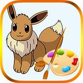 Eevee Evolution Coloring book 1.0