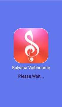 KALYANA VAIBHOGAME SONG&LYRICS screenshot 1