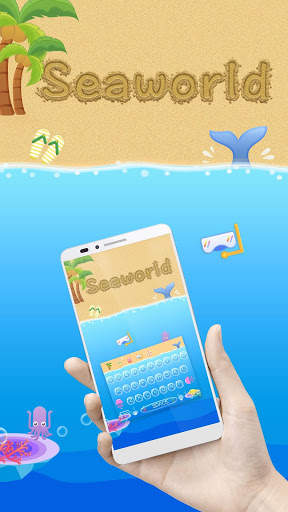 Sea world Keyboard screenshot 2