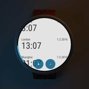 World Time for Android Wear screenshot 1