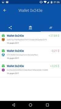 Universe - Ethereum Wallet 6 تصوير الشاشة