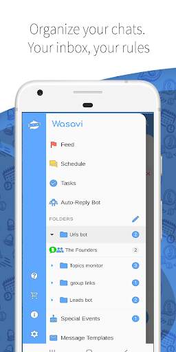 Wasavi: Auto message scheduler screenshot 2
