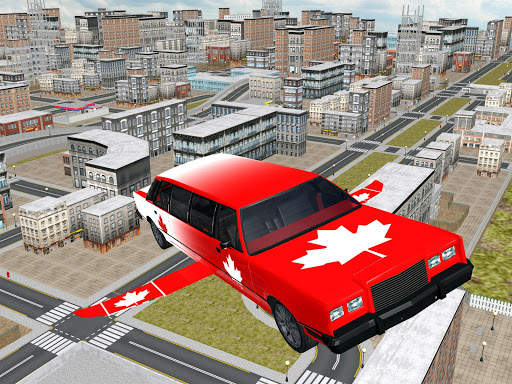 Flying Limo Car Driving Fever screenshot 17