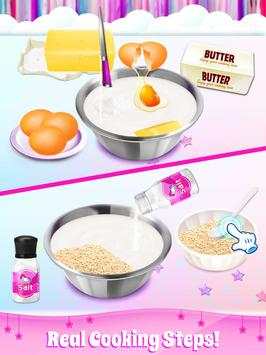 Unicorn Cupcake Cones - Cooking Games for Girls screenshot 3