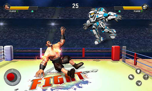 Ultimate Ring Fighting -  Robot Fight Wrestling screenshot 1