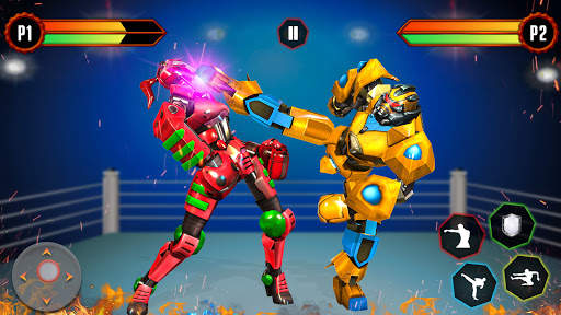 Robot Fighting Games: Wrestling Ring Fighting Game screenshot 1