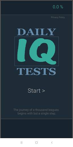 Daily IQ Tests screenshot 1