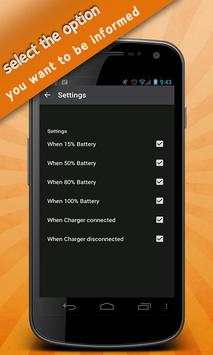 Talking Battery Meter Alerts 4 تصوير الشاشة