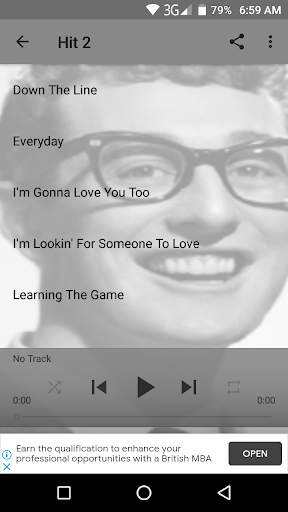 Buddy Holly Song screenshot 3
