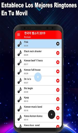 Ringtones coreanos gratis screenshot 3