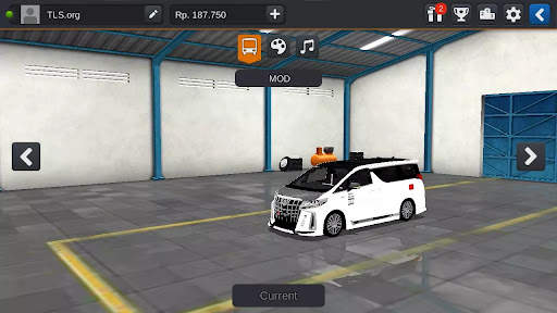 Mod Bussid Mobil Alphard Ceper screenshot 3