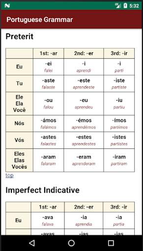 Portuguese Grammar Essentials screenshot 7