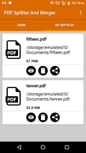 PDF Splitter And Merger screenshot 4
