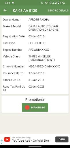 Traffic Bangalore: Check Fines screenshot 2
