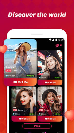 Miki:Live video call & Girls Video conference Chat screenshot 1