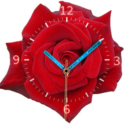 Rose Clock Live Wallpaper 1.5