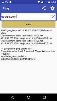 Ping screenshot 2