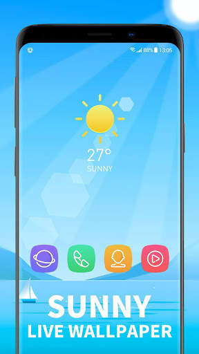 Weather Live Wallpaper for Free screenshot 3