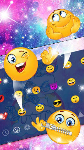 Pink Baby Unicorn Keyboard Theme screenshot 3