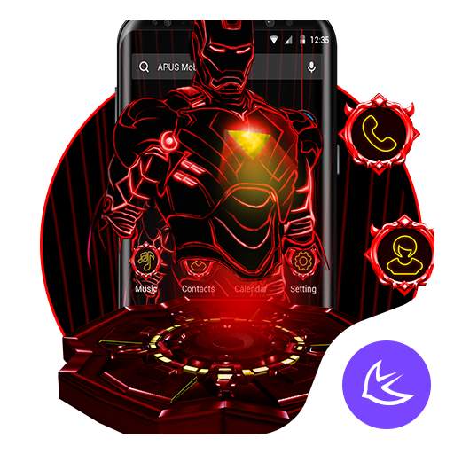 Steel Hero APUS Launcher theme 83.0.1001