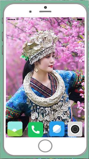 Chinese Girl Full HD Wallpaper screenshot 6
