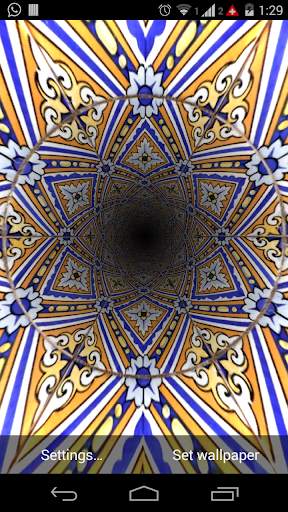 Infinite Tunnel 3D Wallpaper screenshot 1