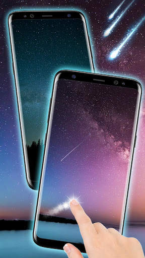 Starry Sky APUS Launcher live wallpaper screenshot 1
