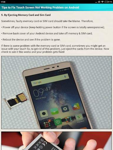 Mobile Phone Touch Screen Problem Help Tips Tricks screenshot 11