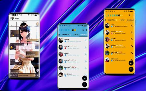 WA MOD Tema Biru - GB Version screenshot 2