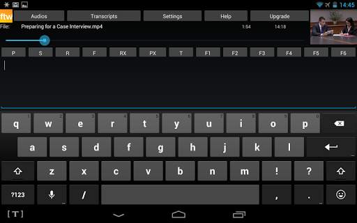 Transcription Software - the FTW Transcriber screenshot 2
